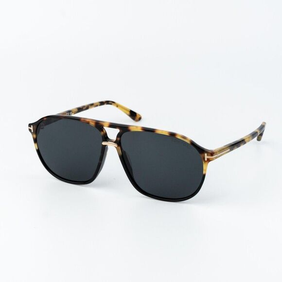 Tom Ford BRUCE Women Sunglasses Havana Smoke Pilot FT1026/S 05A NEW AUTHENTIC main image 11